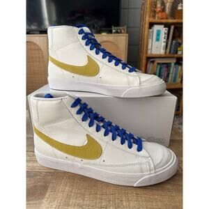 Nike Blazer Mid 77 Vintage in White Gold and Blue size 10